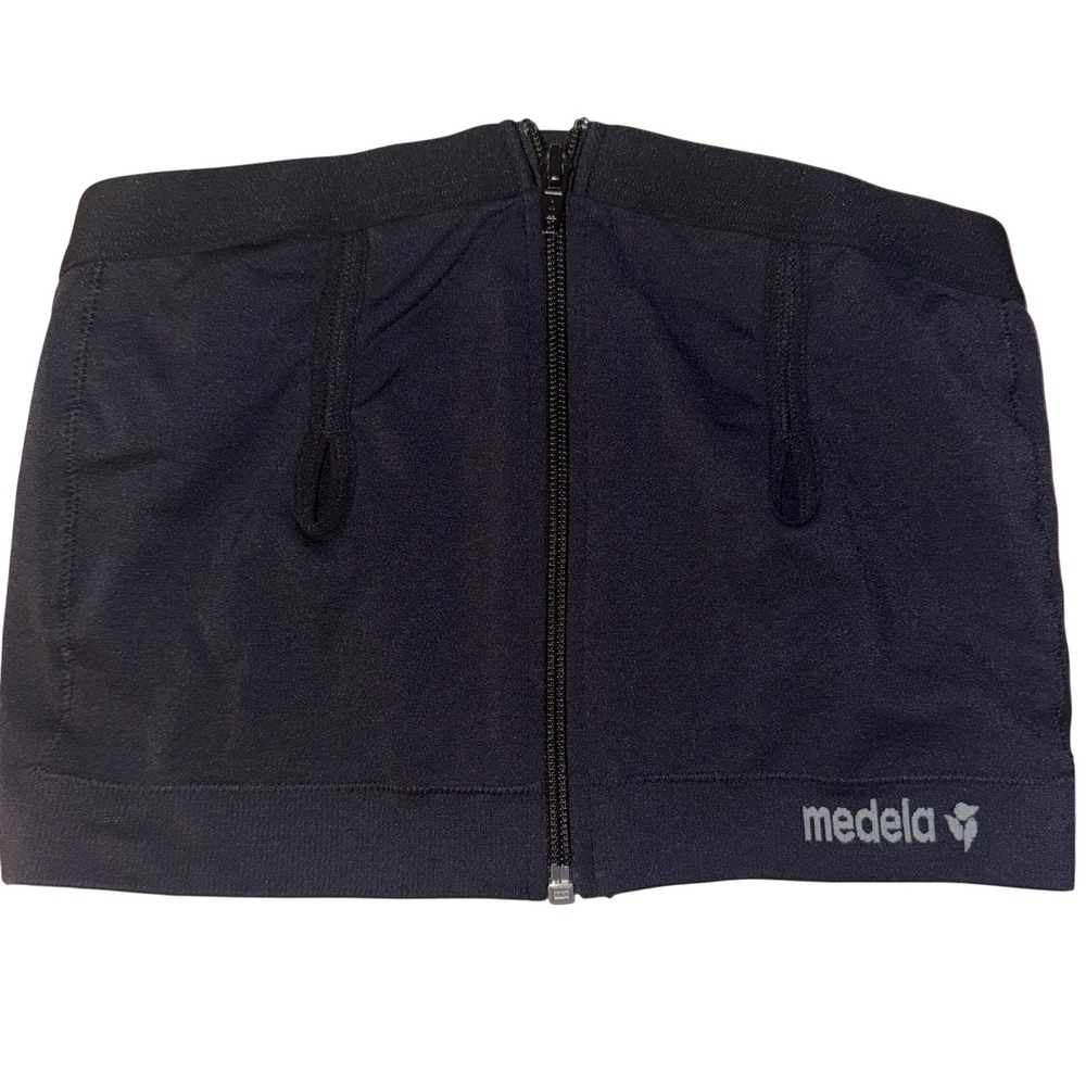 Medela Black‎ Zippered Nursing Bra Tank Top Size L